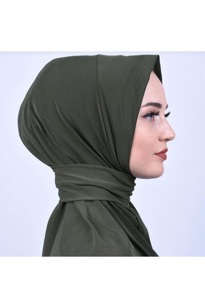 Organic Hijabchi Kadın Tesettür Penye Çıtçıtlı Boyunluk Hijap Bone Model Eşar...