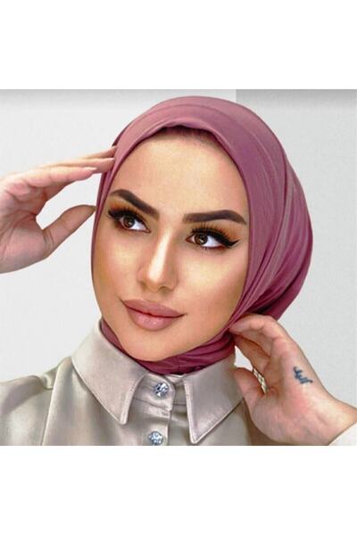 Organic Hijabchi Kadın Tesettür Penye Çıtçıtlı Boyunluk Hijap Bone Model Eşar...