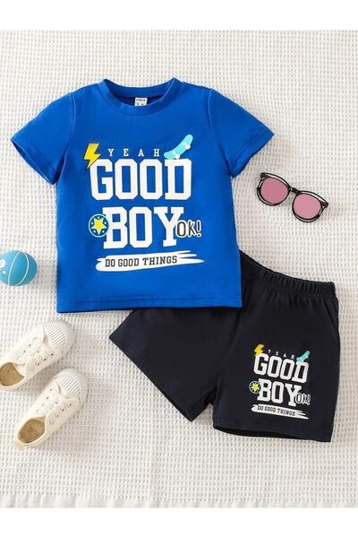 Revasser Унисекс момичета/момчета GOOD Специална блуза с принт и обло деколте...