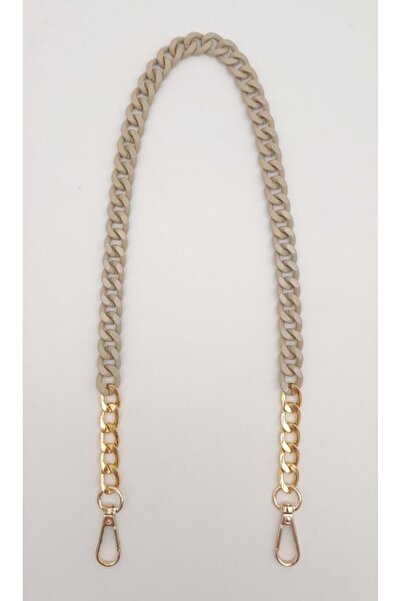 angel çanta aksesuar إكسسوار حقيبة معدن ملون 60 سم سلسلة خطاف بيج