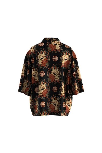 Shout Oversized Μάσκα Kitsune Περιορισμένη Έκδοση Unisex Κιμόνο