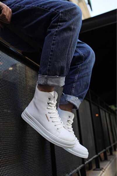 BPM CH055 BT Ανδρικές Μπότες ΛΕΥΚΕΣ