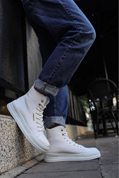 BPM CH055 BT Ανδρικές Μπότες ΛΕΥΚΕΣ