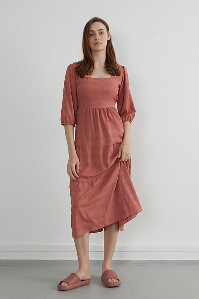 PAULMARK Relaxed Midi Dress