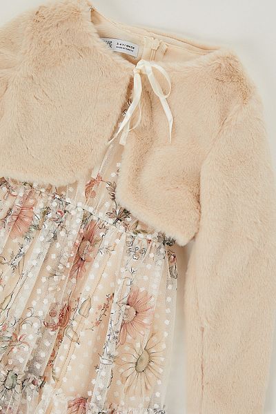 PAULMARK Girl's Dress Bolero Set