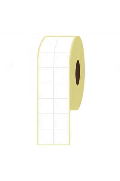 AYSAN ETİKET 50mm X 50mm Blank Adhesive Barcode Thermal Coated Label