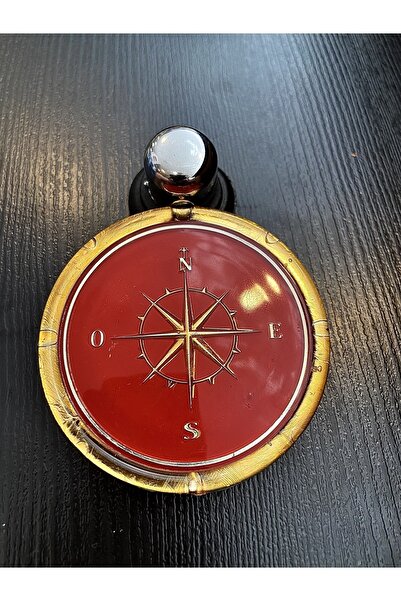 ERAS Nostalji yuvarlak resimlik(kırmızı pusula)