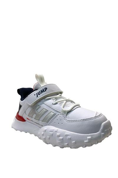 Jump 29602 Tenis ortopedic unisex alb/roșu pentru copii