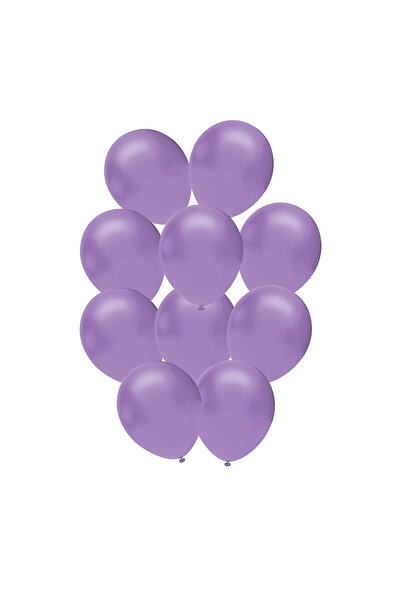E Elmas بالون عيد ميلاد باستيل ليلك (10 قطع - 30 سم)