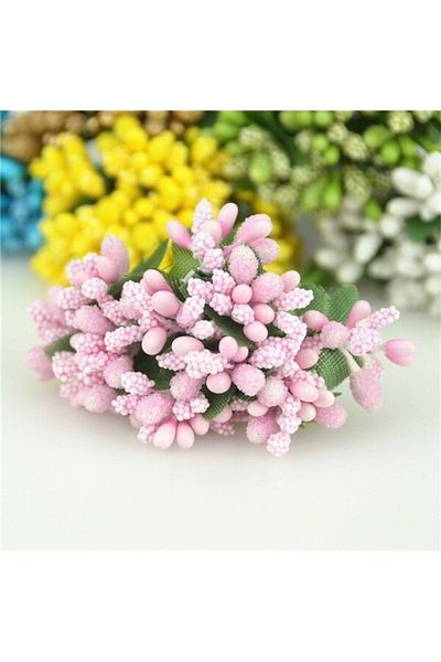 E Elmas Pink Pitircik Cipso Flower – Διακόσμηση τεχνητών λουλουδιών, Στολίδι γραφείου, Φόντο