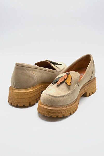 Venüs VENÜS 2311304 TOPUKLU KALIN TABAN LOAFER DERİ KADIN AYAKKABI