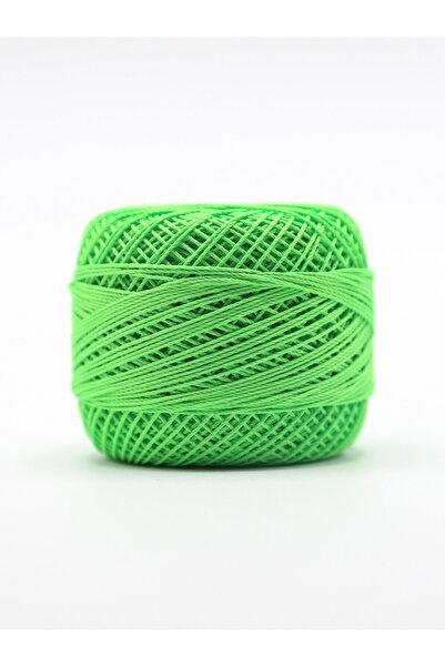 E Elmas خيط تنظيف متقاطع باللون الأخضر النيون وخيط إيتامين 25 جرامًا - 9 طبقات