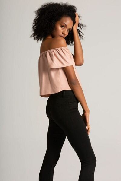 Trn JNS Zlaté džínové kalhoty Ikon Black Skinny Jeans (SYSBLACK)