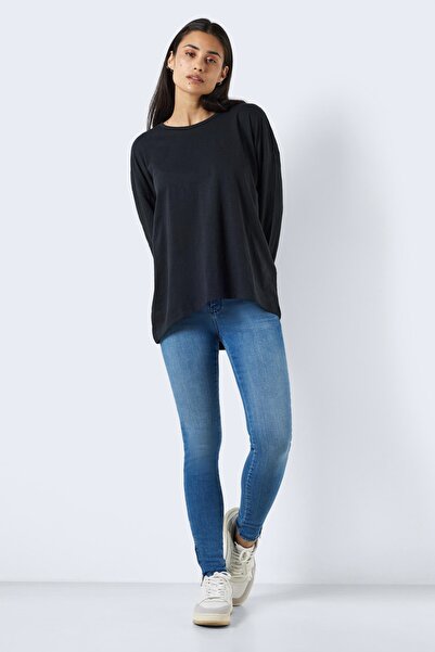 Noisy May Women/Girls Black Blouse