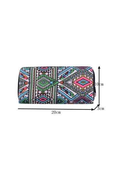 Elya Wind Patterned Bohemian Themed Women's Wallet