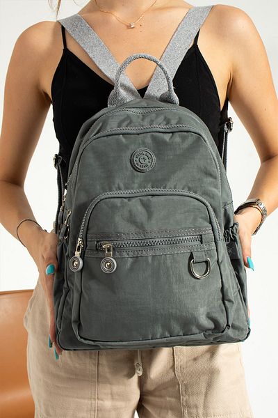 MEGA ÇANTA MAGA GRAY UNISEX CIPLING ΚΑΘΗΜΕΡΙΝΟ ΣΑΚΙΔΙΟ ΠΛΑΤΗΣ