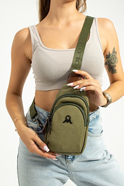 MEGA ÇANTA УНІСЕКС ЗЕЛЕНИЙ ЖІНОЧИЙ ЧОЛОВІЧИЙ БОДІБЕГ ТІЛЕСНА СУМКА