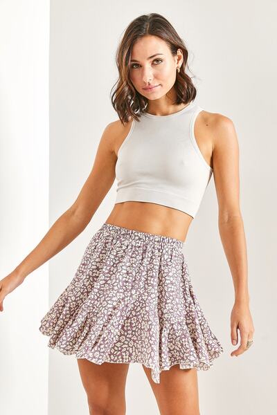 Bianco Lucci Női elasztikus szoknya rövidnadrággal 7058