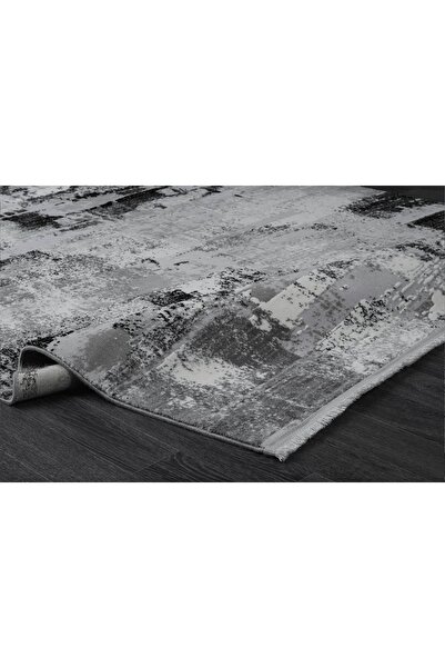 Almoss KUVARS 5438S BLACK-BLACK AKRİLİK MAKİNA HALISI