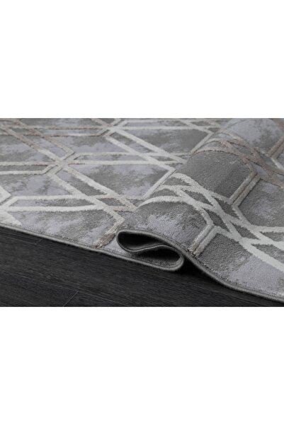 Almoss KUVARS 5452V K.GRİ-VİZON AKRİLİK MAKİNA HALISI