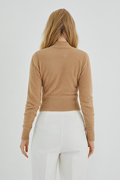 PAULMARK Krátky úpletový sveter z mäkkej tkaniny