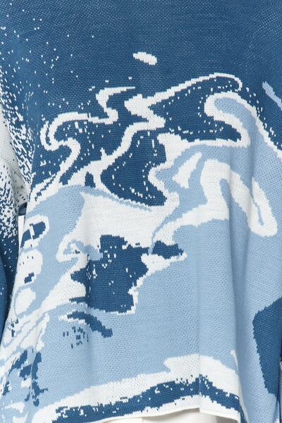 Trendyol Collection Crew Neck Indigo Knitwear Sweater - Twoaw24Kz00128