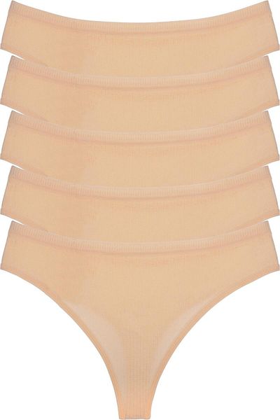 Humaone Pack of 5 Single Color Thong