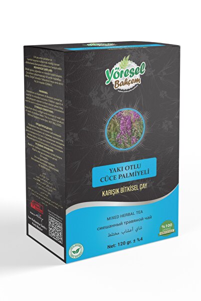 Yöresel Bahçem Yakı Otu Cüce Palmiyeli Karışık Bitkisel Çay 120 gr