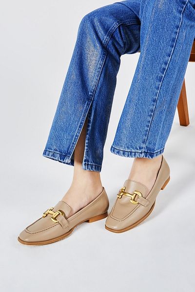Valmenti Narcisa Women's Mink Genuine Leather Loafer Shoes