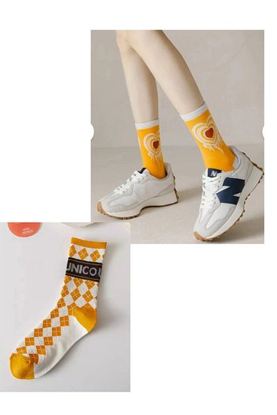 socksbox 5 ζευγάρια Unisex Premium κάλτσες με πολύχρωμα σχέδια