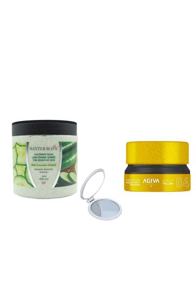 WINTER ROSE Peeling with cucumbers +04 no wax + pocket mirror gift