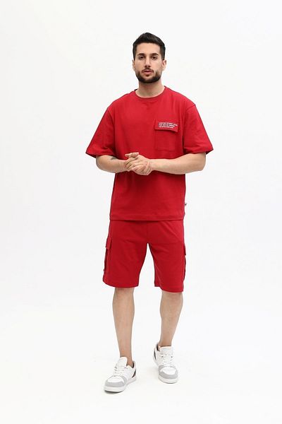Owut Collection Men's Printed Oversize Shorts Set