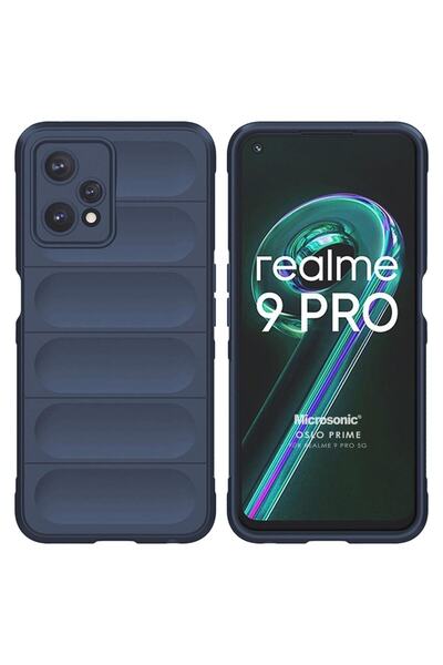Microsonic Realme 9 Pro 5G Kılıf Oslo Prime Lacivert