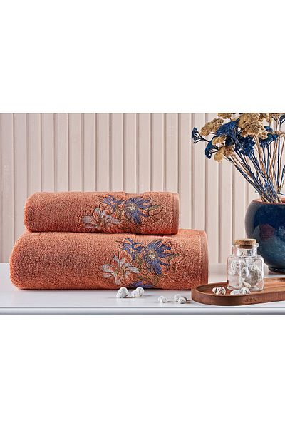 Marie Claire Σετ πετσετών Flora 2 τεμαχίων Πλακάκι MC061906