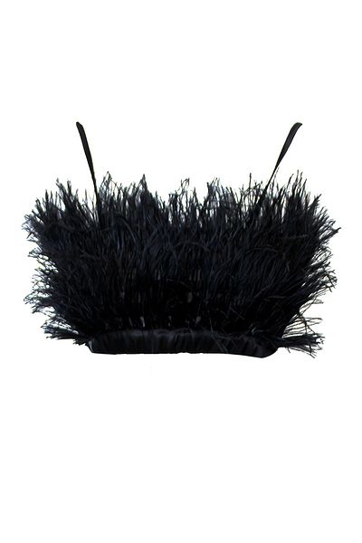Mita Concept BLACK CAMEL BIRD FEATHER SUIT