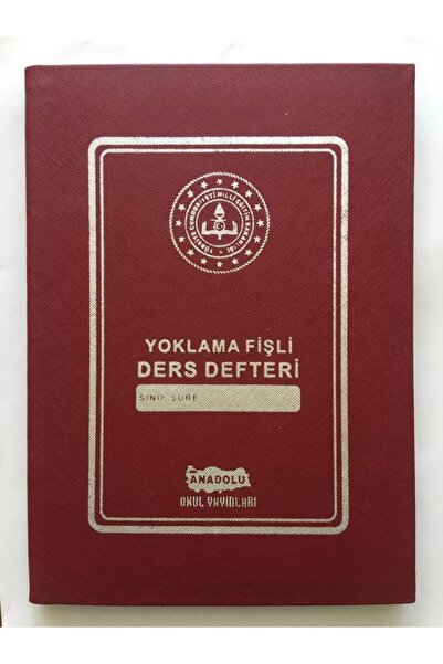 Anadolu Okul Yayınları 8 Derslik Günlük Yoklama Fişli Prada Deri Ciltli 30023...