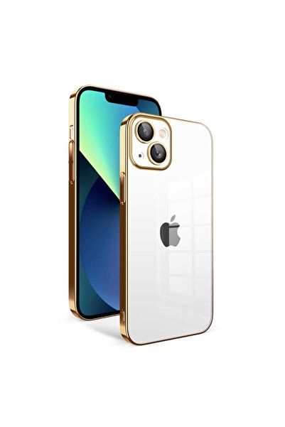 zore غطاء جراج Zore لهاتف Apple iPhone 13 مع إطار ملون لحماية الكاميرا