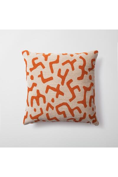 Fineroom Living " Nandos " - Labyrinth Patterned 50x50 Throw Pillow (Includes...