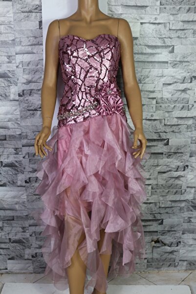 Bilgiçler elbise pembe