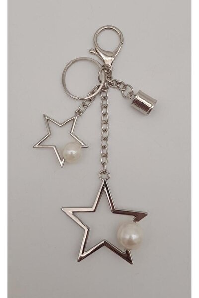 angel çanta aksesuar Angel Bag - إكسسوار مع البندول الفضي والكبسولات اللؤلؤية