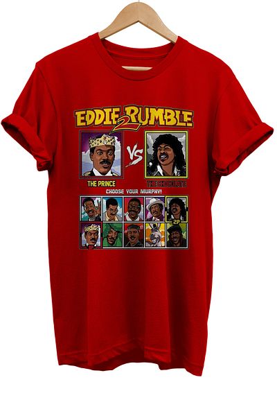remonz Μπλουζάκι Eddie Murphy με στάμπα 100% βαμβακερό Basic T-shirt κανονικού μεγέθους