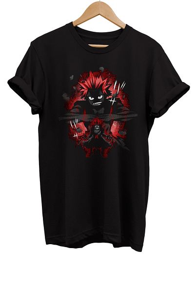 remonz Μπλουζάκι My Hero Academia με στάμπα 100% βαμβακερό Basic T-shirt κανονικού μεγέθους