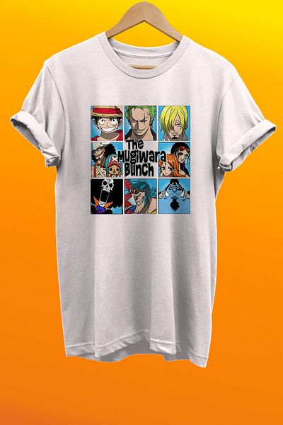 remonz Μπλουζάκι One Piece Tayfa με στάμπα 100% βαμβακερό Basic T-shirt κανονικού μεγέθους