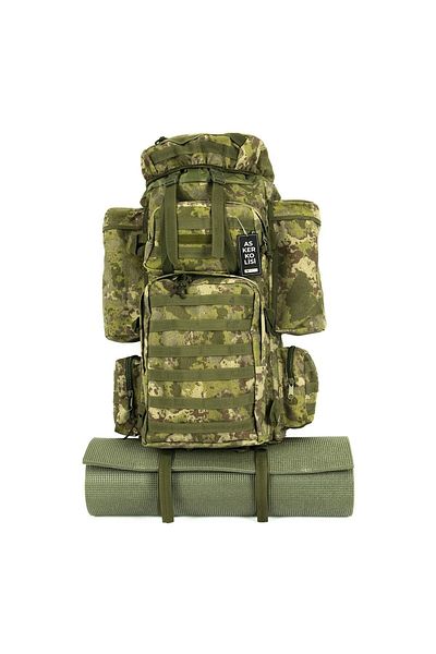 Asker Kolisi Camouflage 110 Lt Tactical Mountaineer Operation Bag