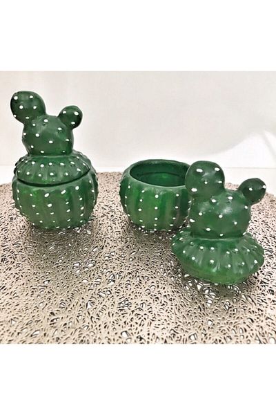Minik Mucizeler Coffee Side Cactus Turkish Delight Bowl