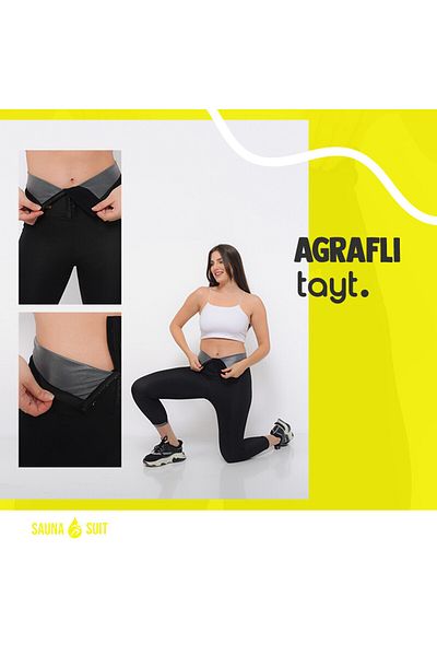 SAUNA SUIT Унисекс 100% оригинални 3-степенни термо шорти Agrafied