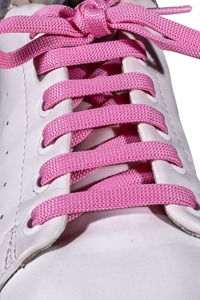 Dopar Pink Shoelace Flat Laces 120 Cm