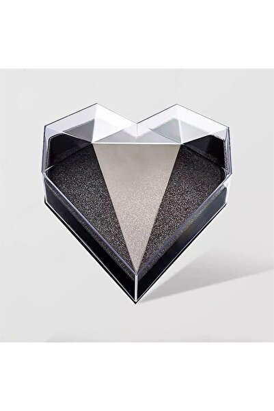 BURDANEVE Hediye Kutusu Boş Siyah Kalpli Hediye Kutusu Hediyelik Kutu Mika Ka...