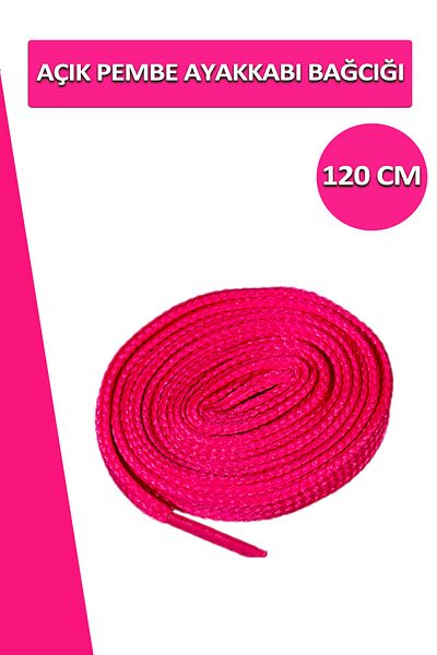 Dopar Light Pink Shoelace Flat Laces 120 Cm