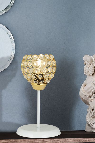 Kraliçe Crystal Luxury Black Table Lamp - Chandelier